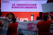 Pfiffe und Buhrufe für Merz beim DGB-Kongress in Berlin