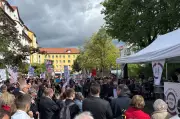 Pflegekräfte protestieren in Erfurt gegen Reformpläne der Bundesregierung