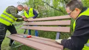 Rotary Club Aschersleben verschönert Naherholungsgebiet Alte Burg
