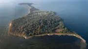 Schaf-Überfahrt zur einstigen Honecker-Insel Vilm in der Ostsee