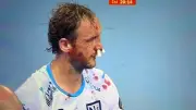 Schock beim Handball: Franzose Porte bricht sich die Nase
