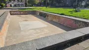 Trauriger Anblick: August-Bebel-Platz-Brunnen bleibt jahrelang trocken