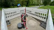 Trinkbrunnen auf Peißnitz kurz vor Saisonstart erneut zerstört