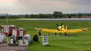 Waldbrand bei Blankenburg: Löschflugzeug „Hexe 1“ verhindert Schlimmeres