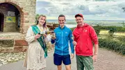 Weinathlon am Geiseltalsee: Spaßlauf mit Wein und Hindernissen