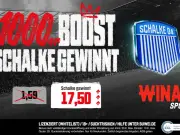 Winamax Quotenboost: 17,50 auf Schalke-Sieg gegen Düsseldorf