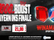 Winamax Quotenboost: 21,00 für Bayern-Finaleinzug gegen PSG