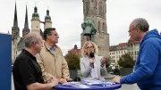 Zukunftszentrums-Chefin Uta Bretschneider entdeckt Halle neu