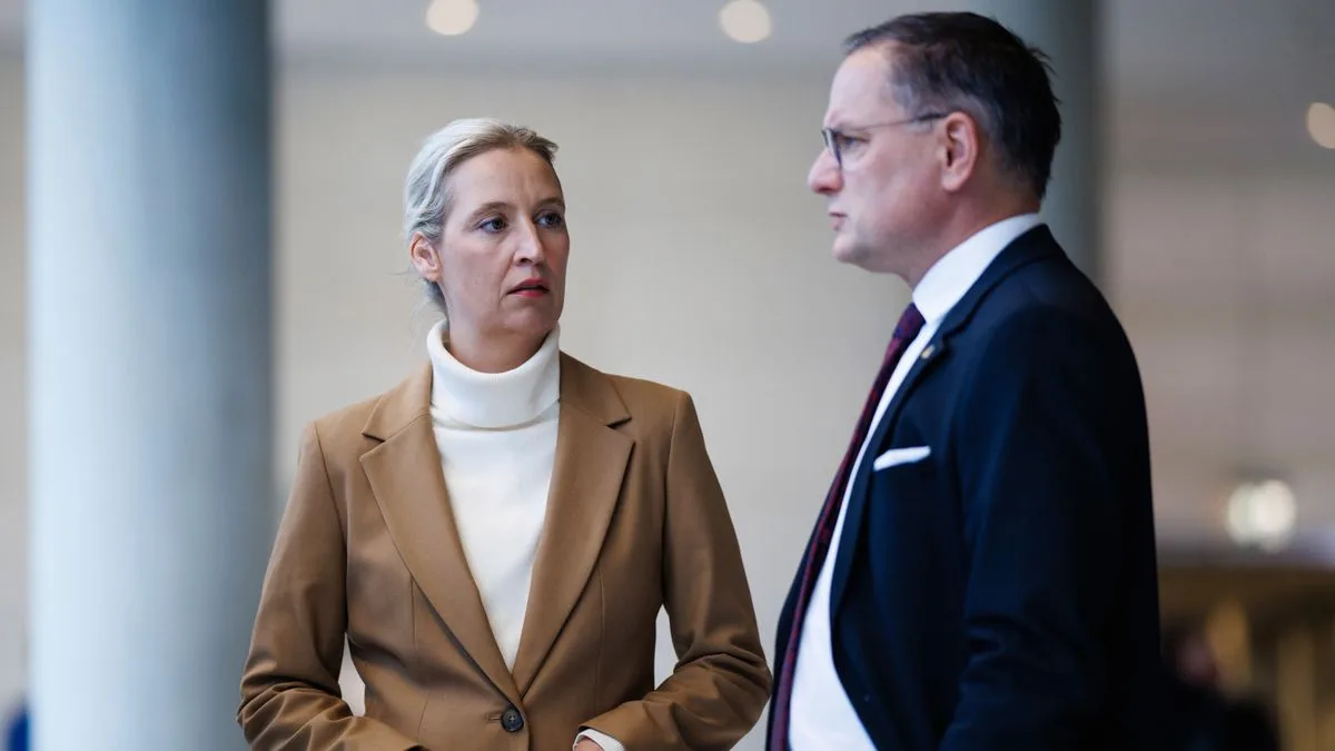 Vetternwirtschaftsskandal belastet AfD-Spitze Weidel und Chrupalla