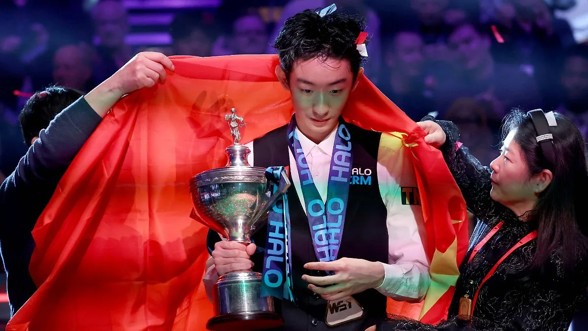Chinas Snooker-Weltmeister Wu Yize triumphiert trotz Wettskandal-Schatten