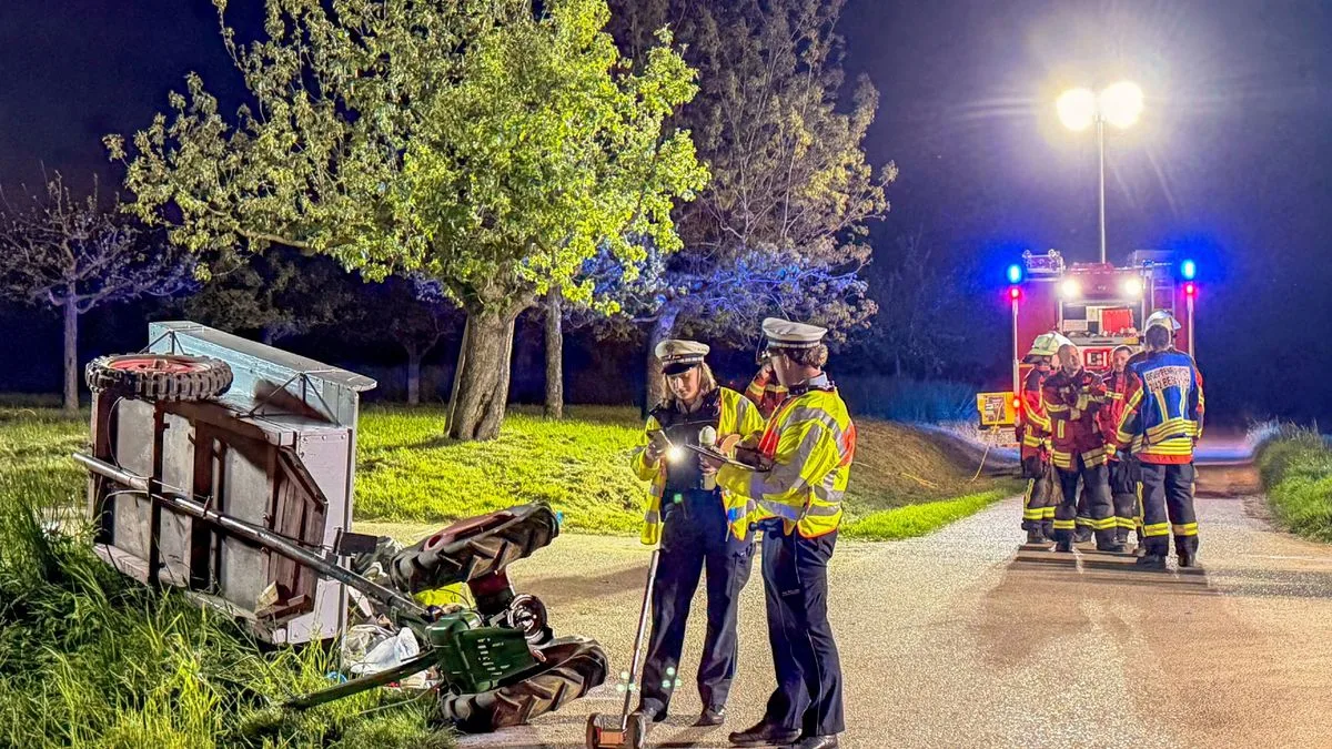 Betrunkene steuern Maiwagen: Schwerer Unfall mit vielen Verletzten in Baden-Württemberg