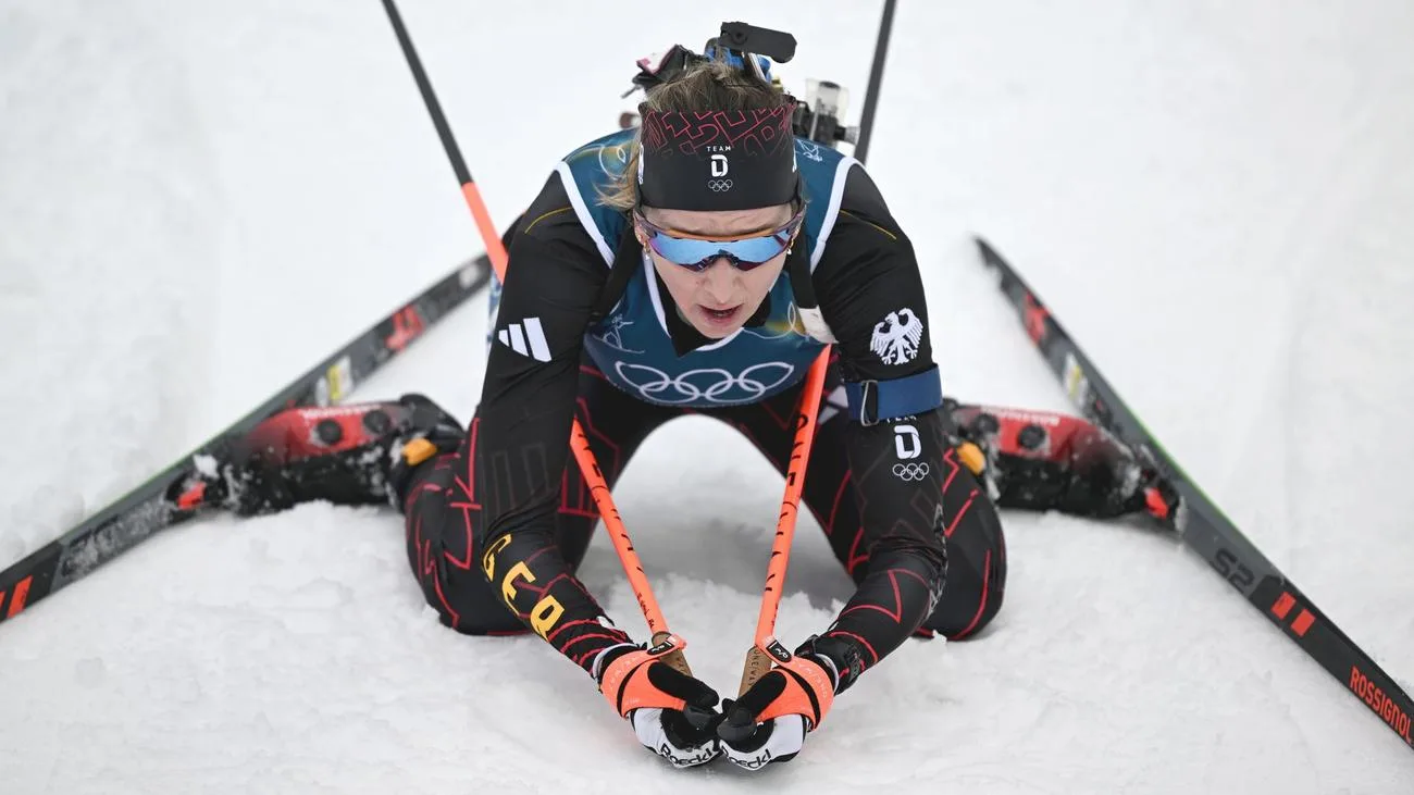 Preuß verpasst Olympia-Medaille in Antholz nach riskantem Finale