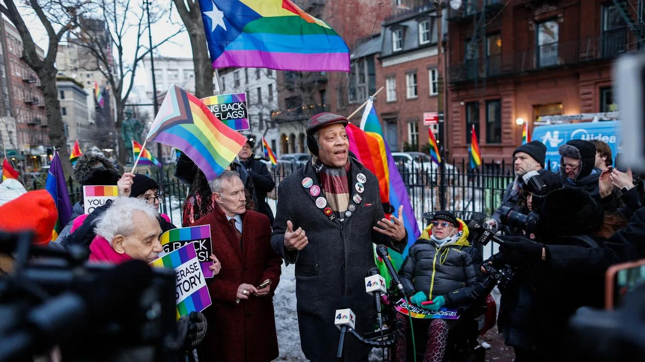 Regenbogenflagge von Stonewall-Denkmal in New York entfernt