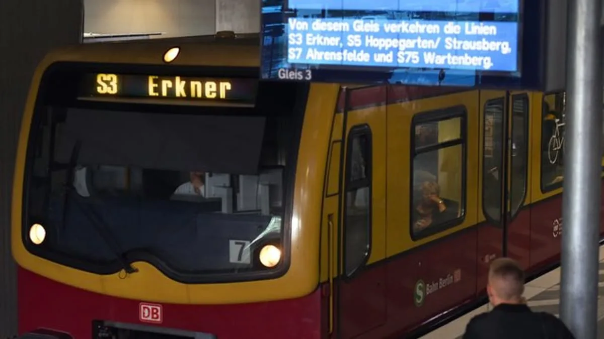 Nachtunterbrechungen auf vier S-Bahn-Linien in Berlin