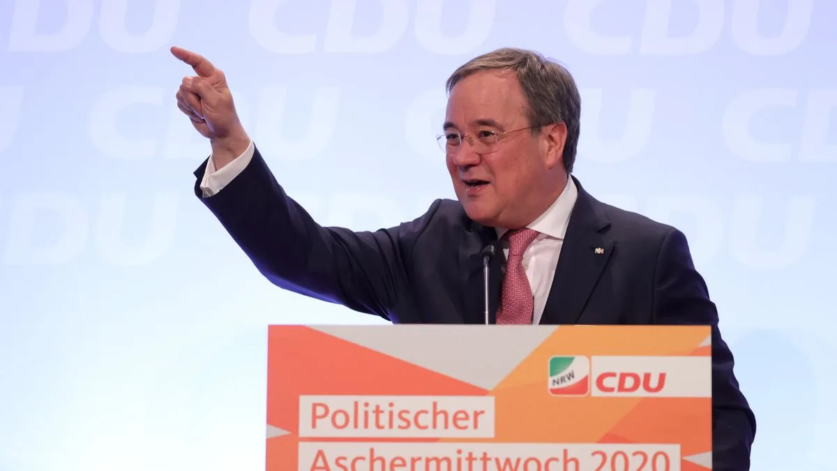Laschet greift AfD bei Aschermittwochsrede scharf an