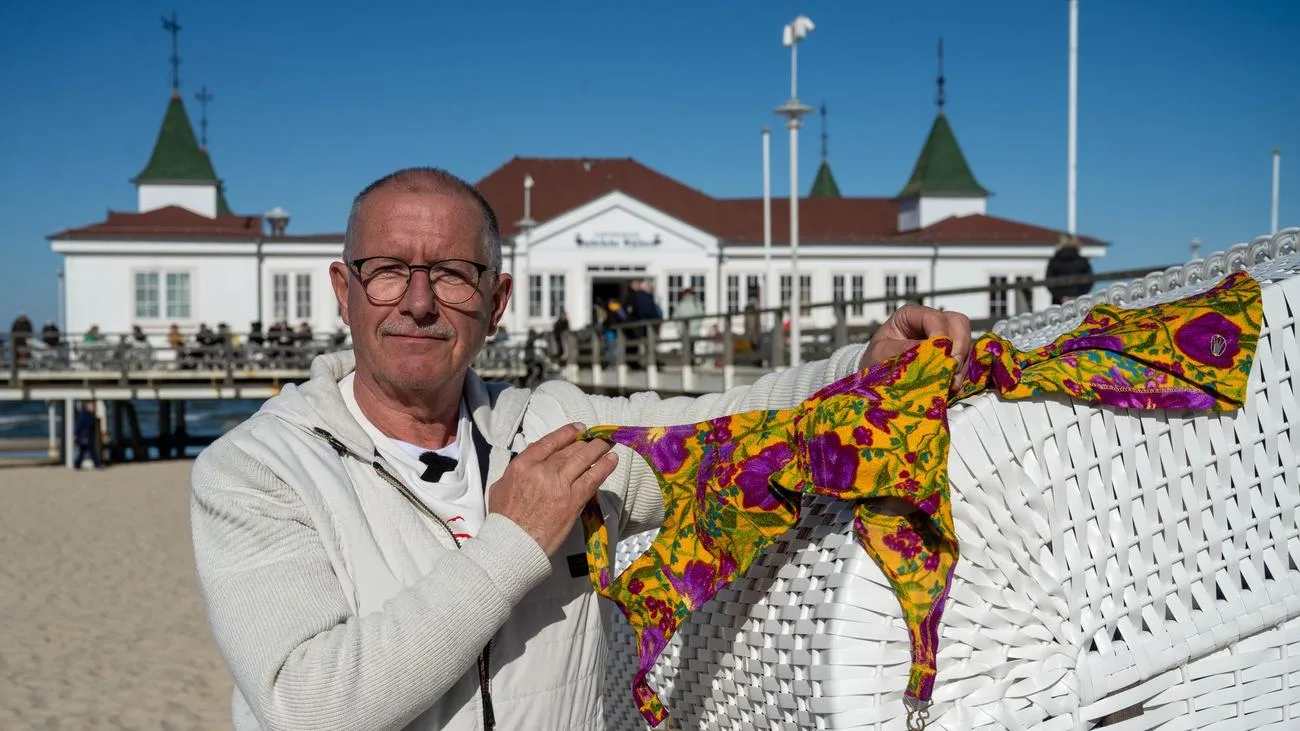 Weltrekordversuch mit 1.200 Frauen im Bikini auf Usedom