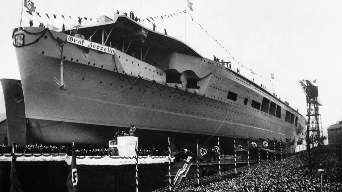 Warum der Flugzeugträger Graf Zeppelin bei Stettin lag