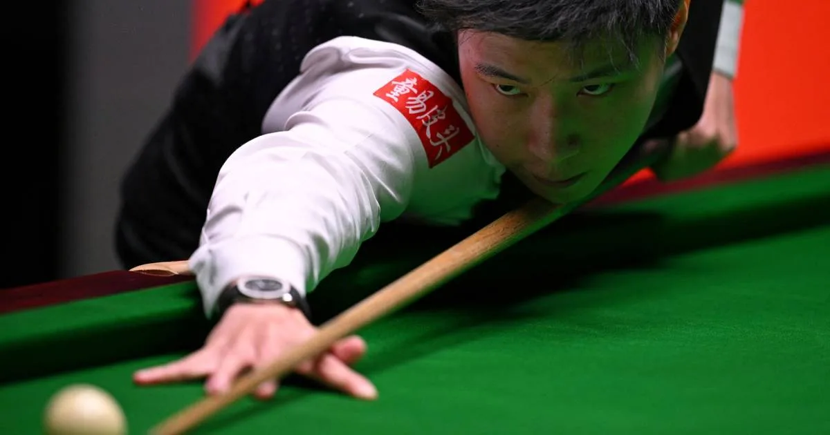 Snooker-WM: Zhao Xintong scheitert im Viertelfinale – Fluch des Crucible hält an