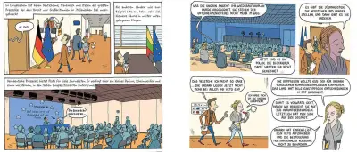 Comic-Autor zeichnet EU-Politik von innen – private Macon-Gespräche
