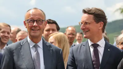 Lanz-Diskussion: Wüst stiehlt Merz die WM-Show?
