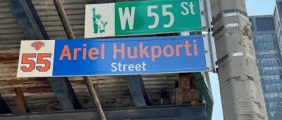 NBA-Titel: Ariel Hukporti bekommt Straßenschild in New York