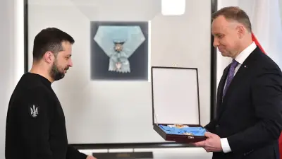 Orden zurück per Post: Selenskyj eskaliert Streit mit Polen