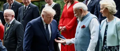 Trump beim G7-Gipfel müde: Hielt sich an Modi fest und lief falsch