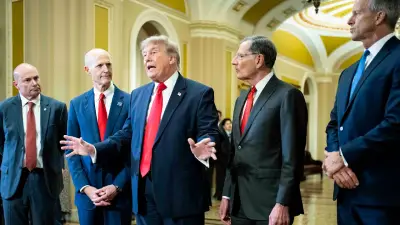 Trump liefert sich Schrei-Duell mit Republikanern im Kapitol