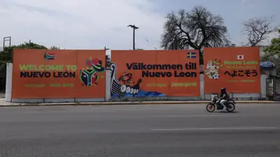 WM in Mexiko: Arme Viertel hinter Sichtschutz versteckt