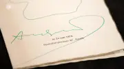 Andy Warhol signierte Speisekarte bei Bares für Rares für 1.800 Euro versteigert