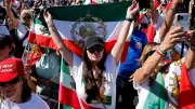 Anti-Mullah-Proteste bei Irans WM-Spiel in Los Angeles