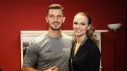 Boxer Ardian Krasniqi und Ringrichterin Karoline Pütz: Das Liebespaar vor dem EM-Kampf
