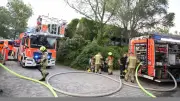 Großeinsatz in Reinickendorf: Feuer in Sporthalle der Lauterbach-Schulen