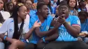 Handy schneller als Live-TV: Kongo-Fans feiern WM-Tor voraus