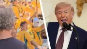 Heftiger Schmähgesang gegen Trump: Australien-Fans attackieren US-Präsidenten