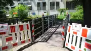 Nach Sperrung: Neue Behelfsbrücke in Köpenick aufgebaut