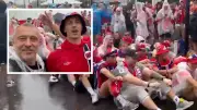 Norwegen-Fans feiern mit BILD-Reporter vor WM-Spiel in New Jersey