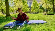 Obdachloser Manni am Helmholtzplatz: „Die können mich nicht verjagen“
