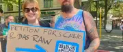 Protest auf dem Ku'damm: Zukunft des RAW-Geländes in Berlin ungewiss