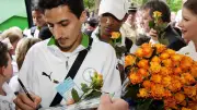 Saudi-Arabiens WM-Team in Bad Nauheim: Pfeile Richtung Mekka