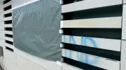 „Scheiß Deutschland“ an Fassade des Landtags geschmiert