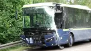 Schulbus kollidiert mit Linienbus: Kinder teils lebensgefährlich verletzt