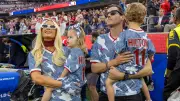 Superstar-Auflauf beim USA-Spiel: Paris Hilton, Brad Pitt und Co.
