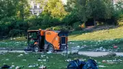 Techno-Partys hinterlassen massive Schäden in Berliner Parks am 1. Mai