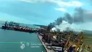 Ukraine legt Hafen Mariupol mit Drohnenangriff lahm