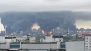 Ukrainische Drohnen treffen Ölraffinerie in Moskau – Brand ausgebrochen