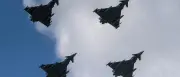 US-amerikanische und deutsche Kampfjets überfliegen Berlin am Dienstag