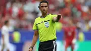 WM-Achtelfinale: Marokkaner Jalal Jayed pfeift Deutschland gegen Paraguay