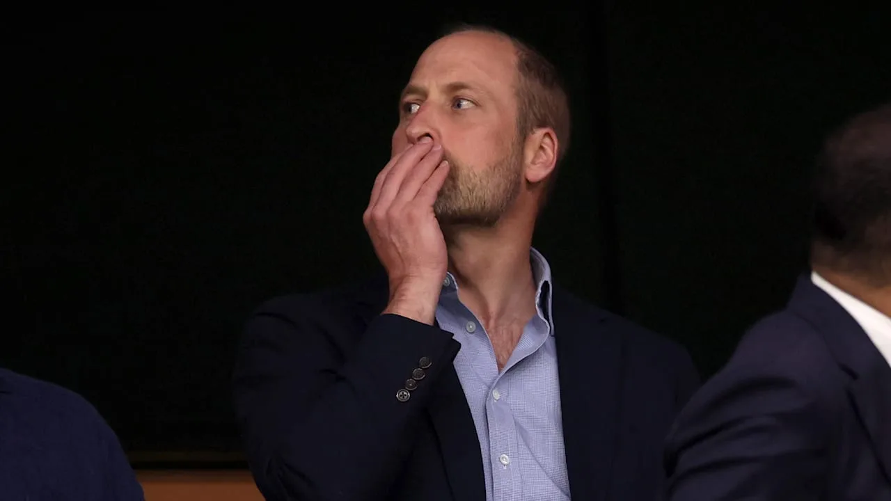 Prinz William fiebert bei Aston Villas Europa-League-Finale gegen Freiburg mit
