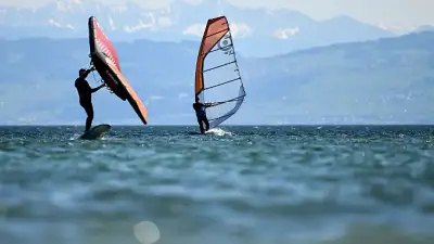 50-jähriger Surfer vor Friedrichshafen aus Bodensee gerettet